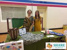 SHARE in Africa Tanzania booth at YMCA International Fair